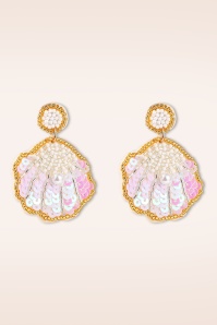 Day&Eve by Go Dutch Label - Sequin Siren Shell oorbellen 2