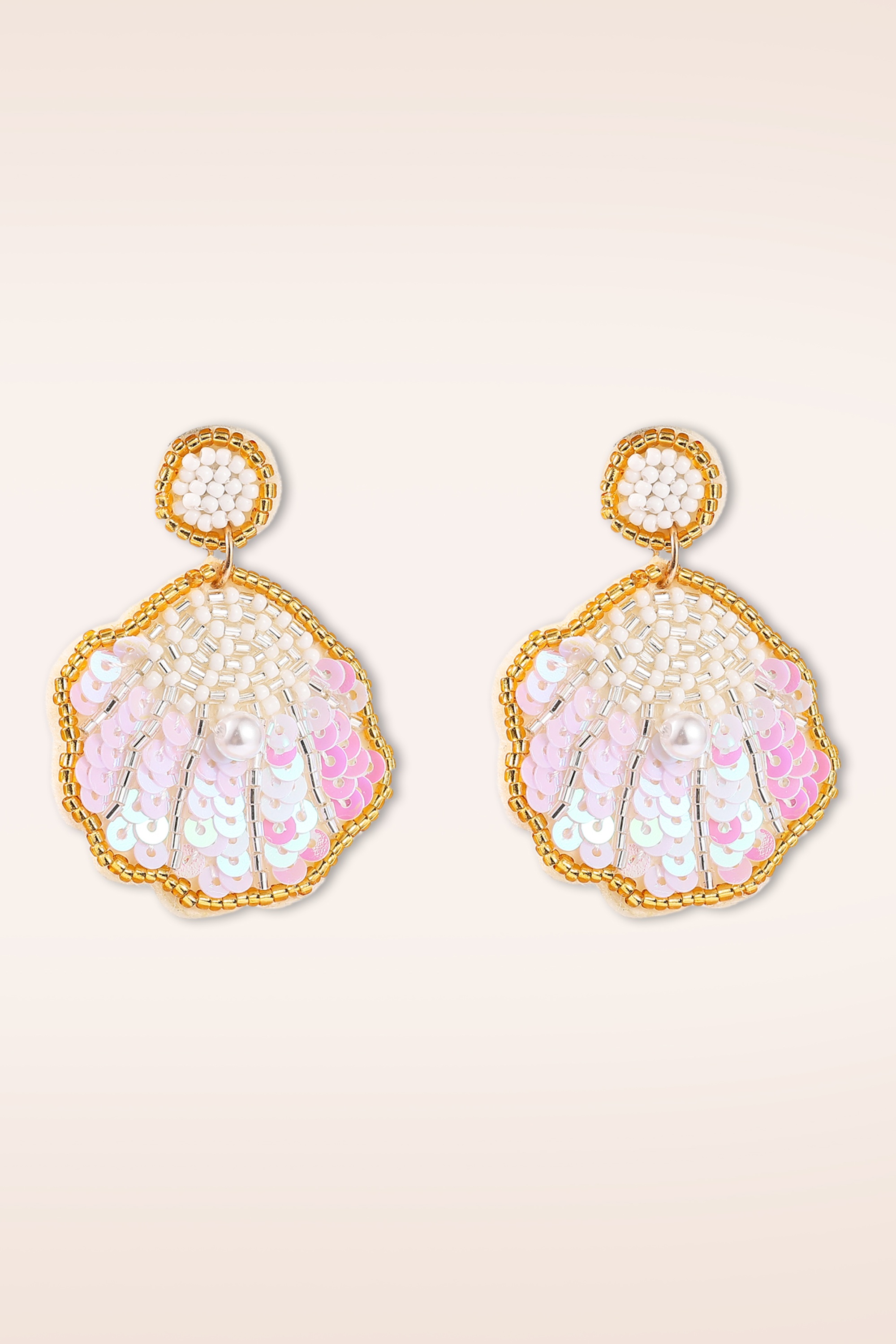 Day&Eve by Go Dutch Label - Sequin Siren Shell oorbellen 2