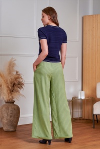 Banned Retro - Bonnie Rope pantalon in groen 2