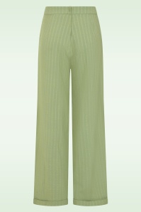 Banned Retro - Bonnie Rope pantalon in groen 4