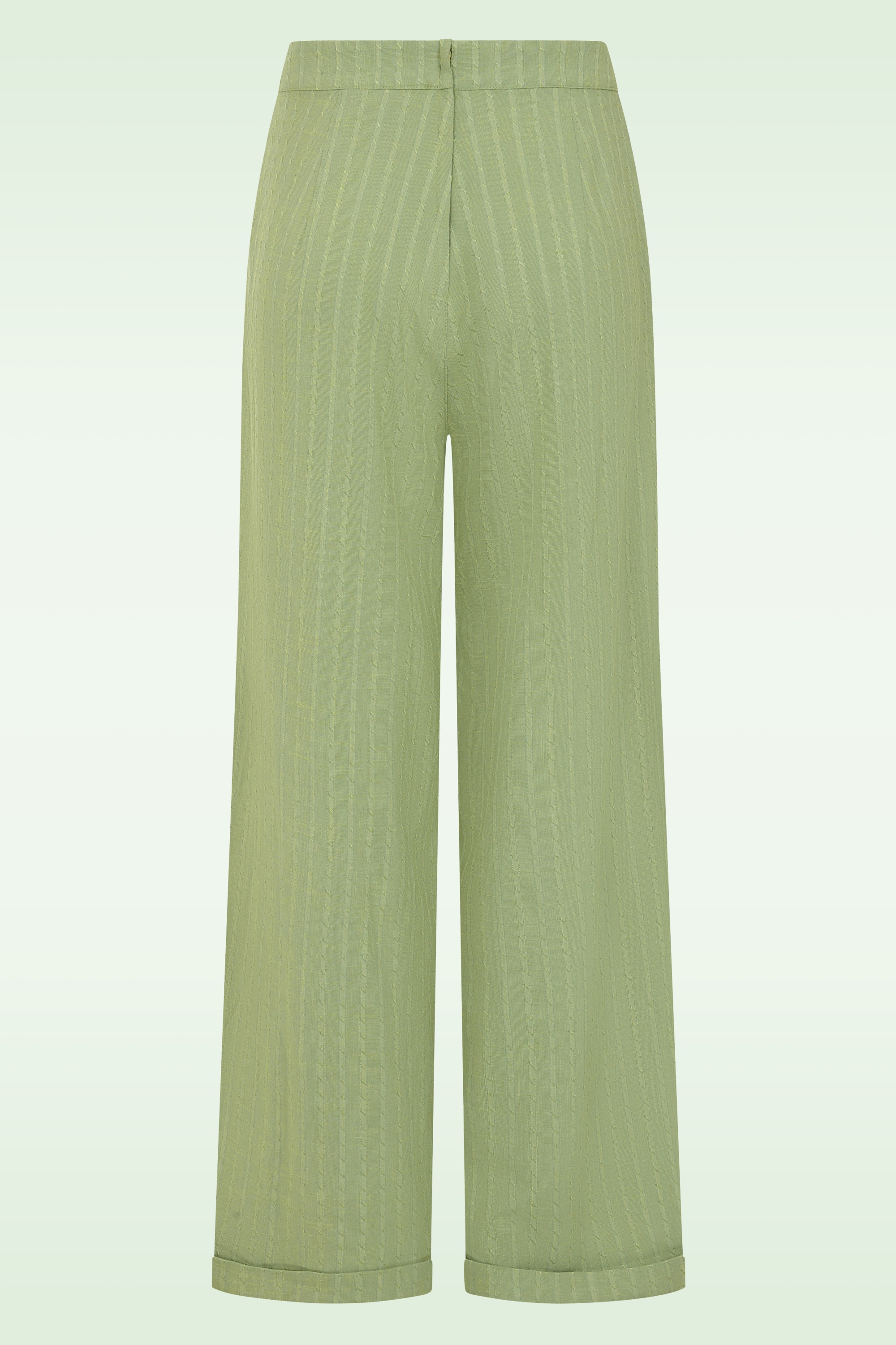 Banned Retro - Bonnie Rope pantalon in groen 4
