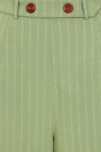 Banned Retro - Bonnie Rope pantalon in groen 5