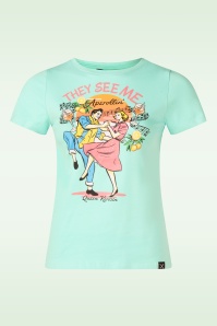 Blutsgeschwister - Let Romance Rule top in kersenrood