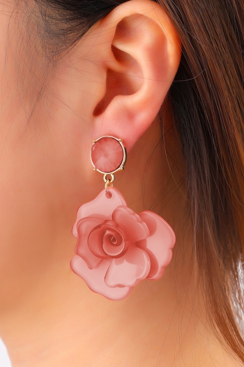 Day&Eve by Go Dutch Label - Blooming Spark oorbellen in koraal