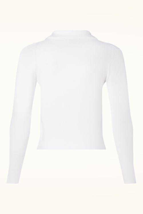 Hearts & Roses - Élise vest in wit 3