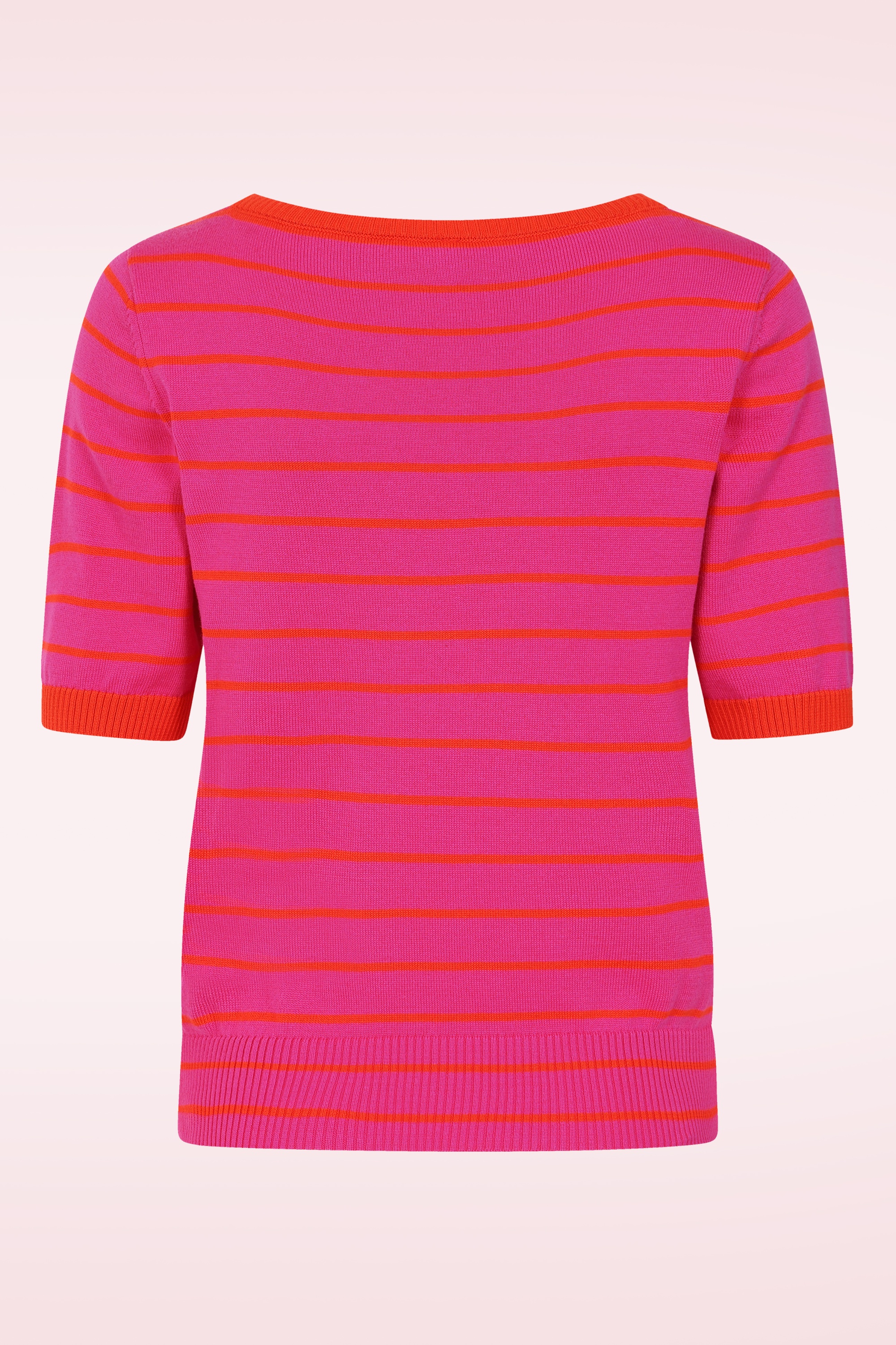 Blutsgeschwister - Pretty Preppy gebreide trui in Pink Picnic Parade Stripe 5