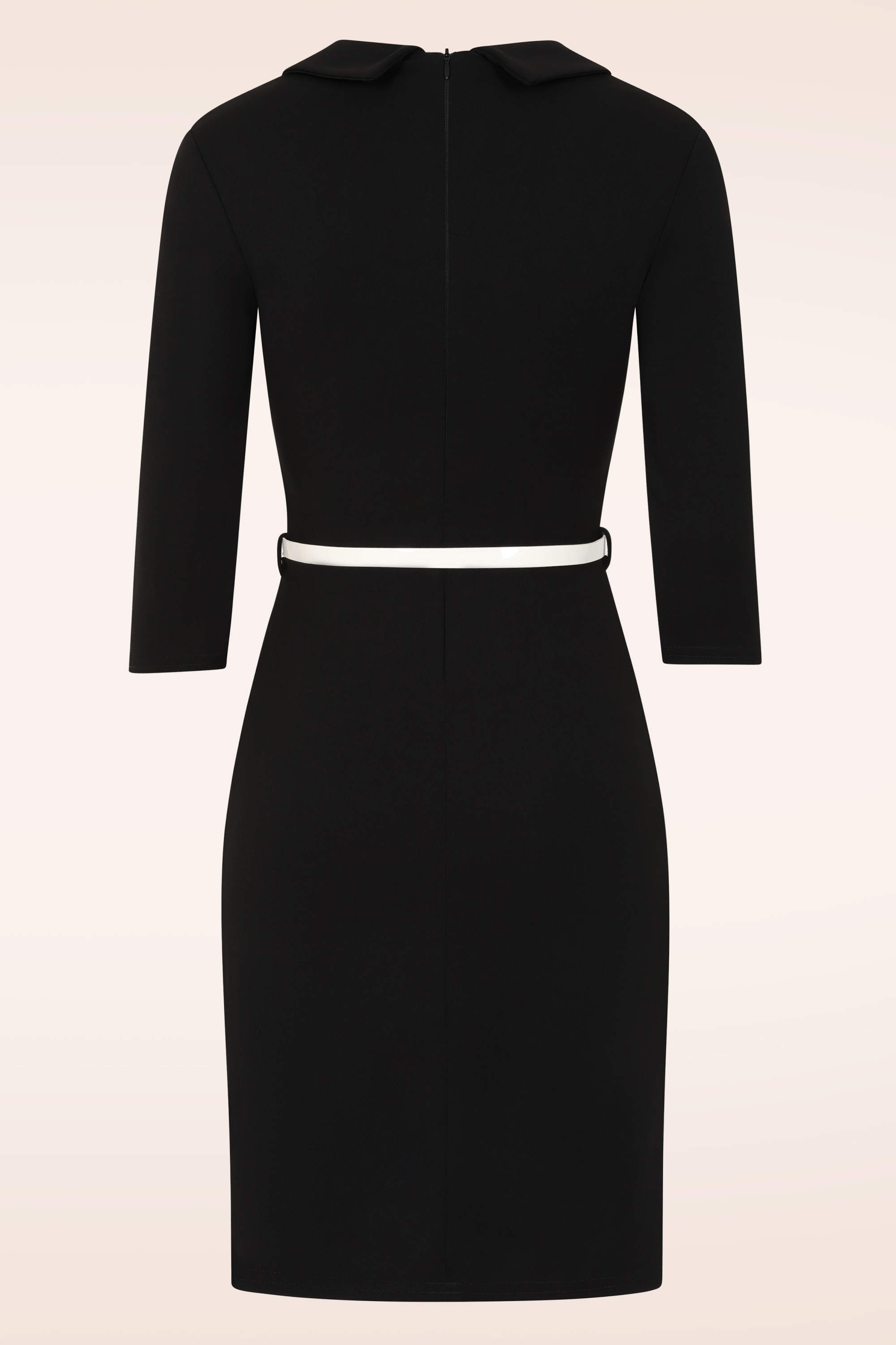 Vintage Chic for Topvintage - Topvintage exclusive ~ Carla a-lijn jurk in zwart 3