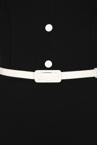 Vintage Chic for Topvintage - Topvintage exclusive ~ Carla a-lijn jurk in zwart 2