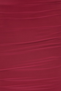 Vintage Chic for Topvintage - Topvintage exclusive ~ Ruby Curve Crush slinky pencil jurk in rood 2