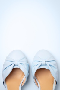 Lola Ramona ♥ Topvintage - Ava Heartstopper pumps in babyblauw 3