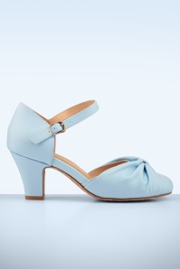 Lola Ramona ♥ Topvintage - Ava Heartstopper pumps in babyblauw 2