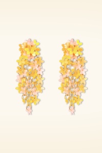 Day&Eve by Go Dutch Label - Sunny Flower oorbellen in geel 2