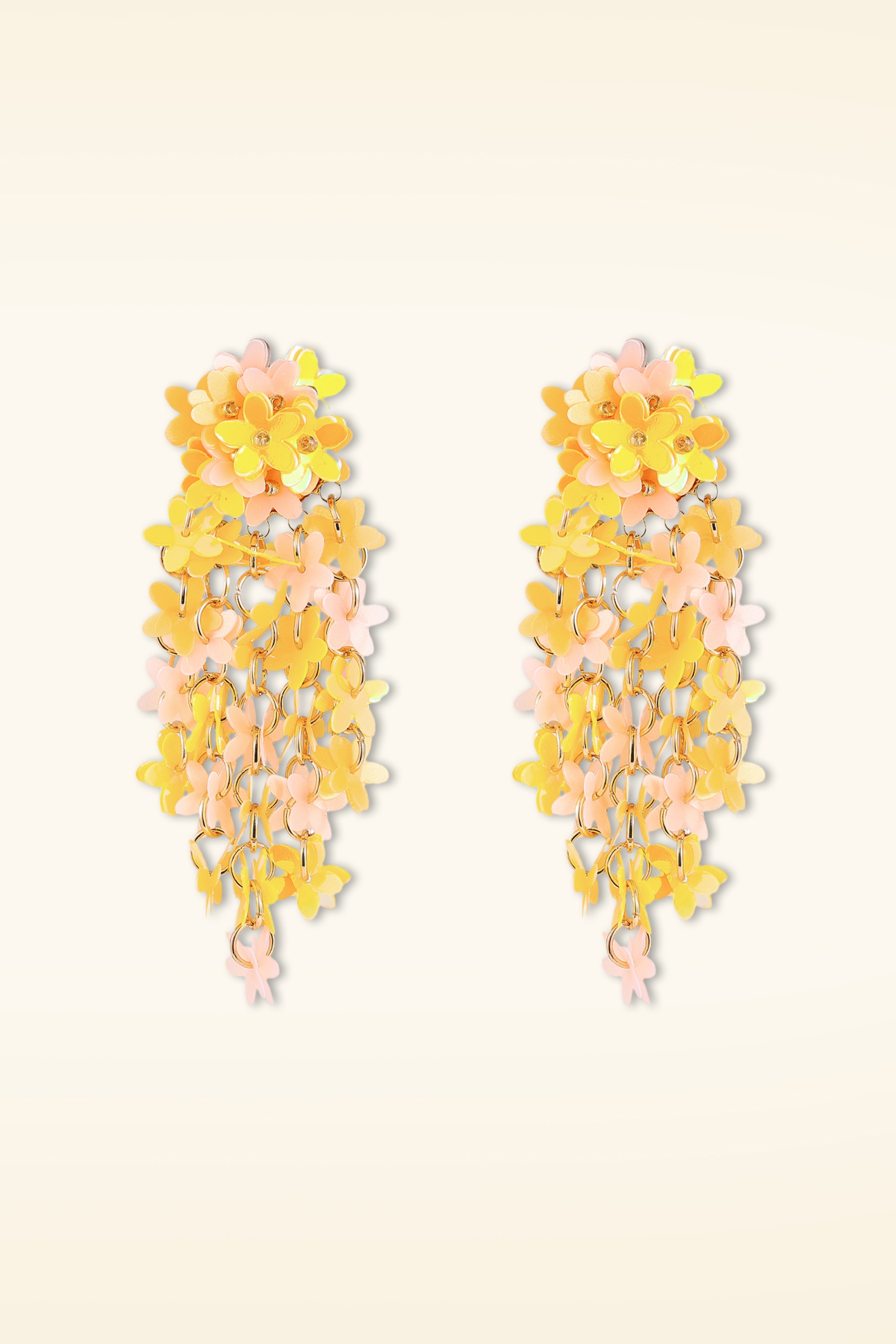 Day&Eve by Go Dutch Label - Sunny Flower oorbellen in geel 2