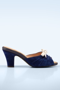Lola Ramona ♥ Topvintage - Ava Corporate Coast muiltjes in navy 2