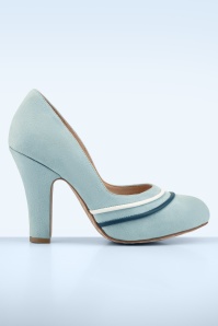 Lola Ramona ♥ Topvintage - June Dorsey pumps in babyblauw 2