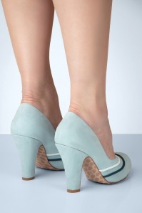 Lola Ramona ♥ Topvintage - June Dorsey pumps in babyblauw 5