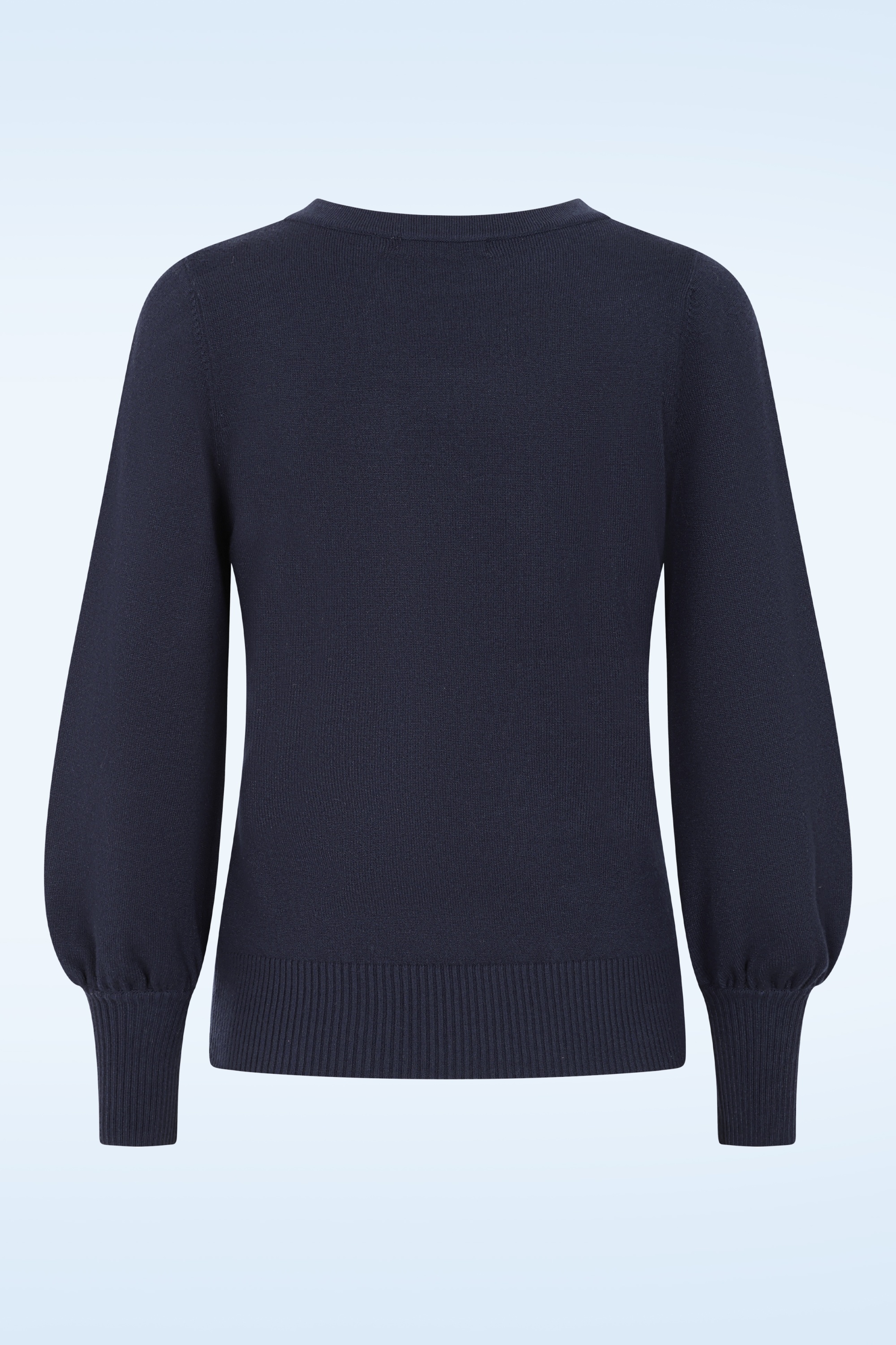 Banned Retro - Joy Lobster gebreide trui in navy 5