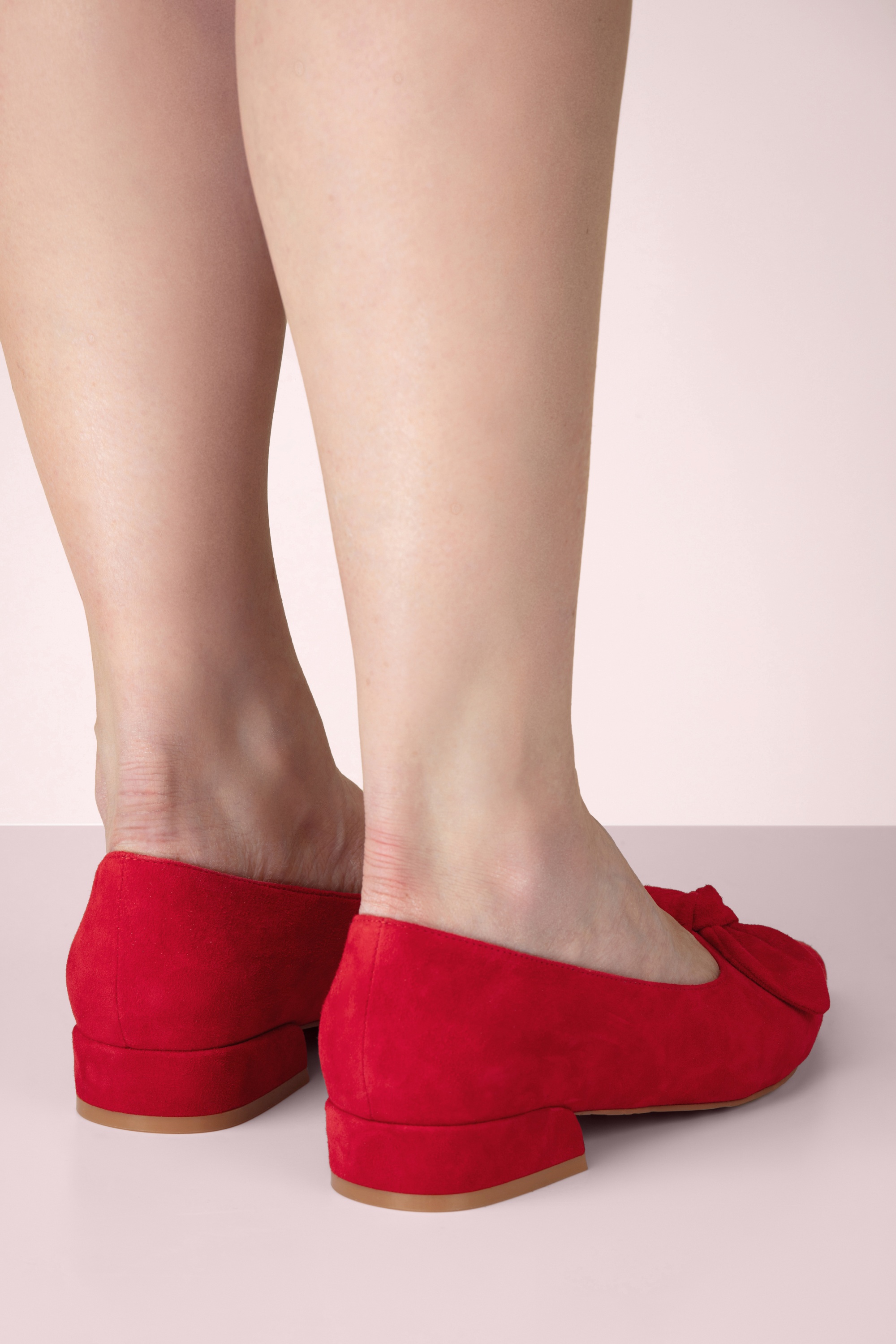 Lola Ramona ♥ Topvintage - Frannie Pointe flats in rood 5