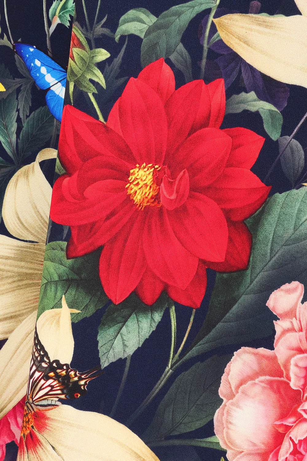 Hearts & Roses - Enchanted Garden swing jurk in marineblauw 4