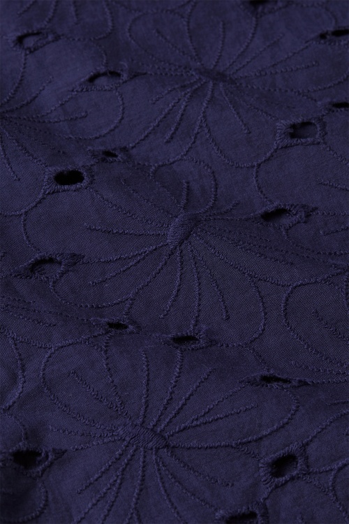 King Louie - Ethel Brava Broderie pantalon in beacon blauw 3