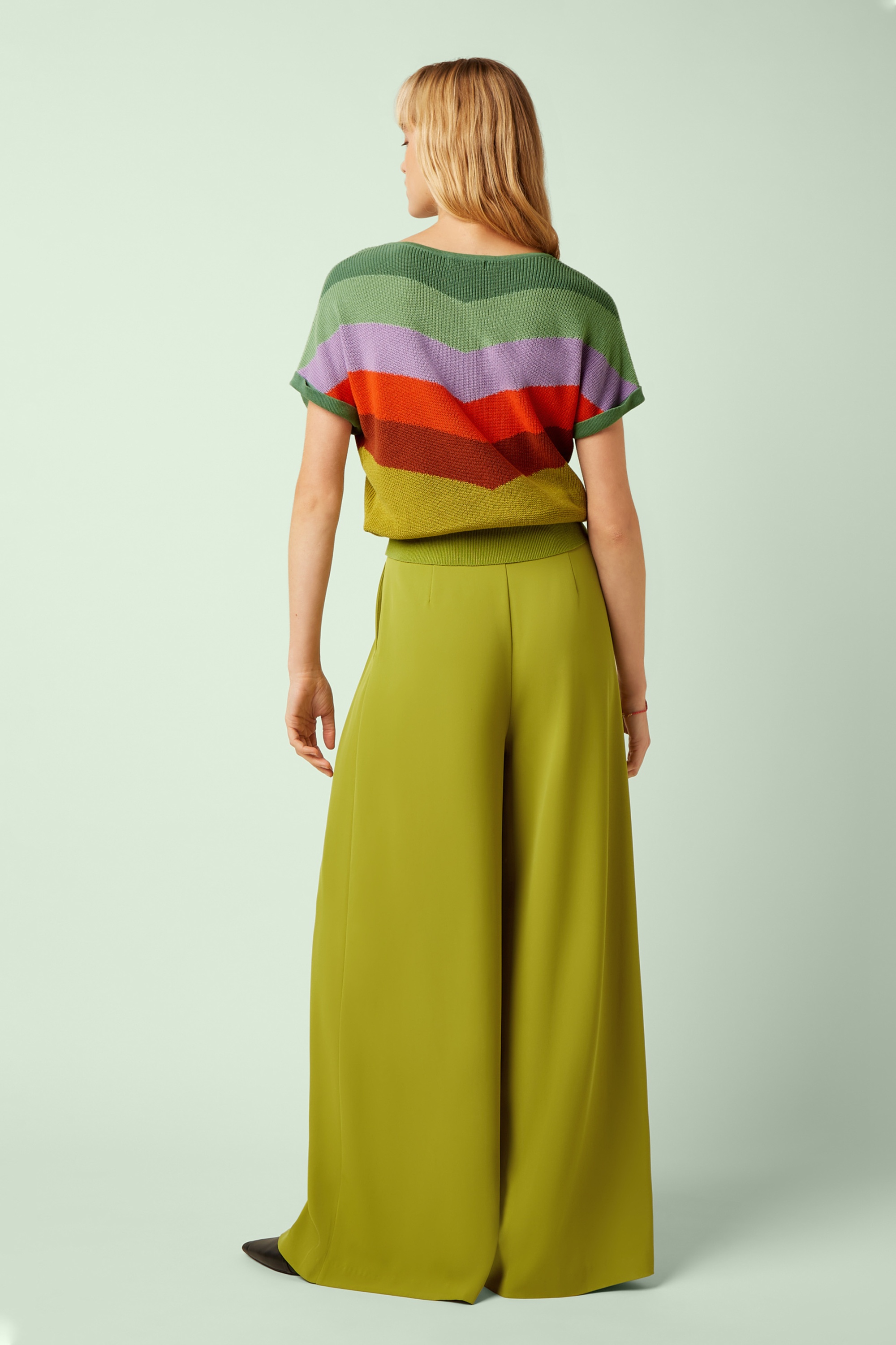 King Louie - Marnie Fanna broek in groen envy 3