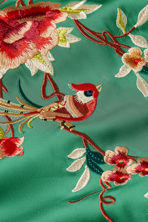 King Louie - Lazou Reversible bomber jack in fir groen  6