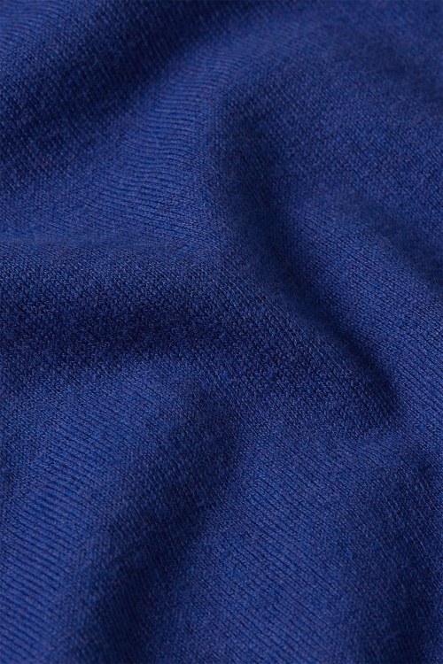 King Louie - Agnes V Cocoon top in middernacht blauw 4