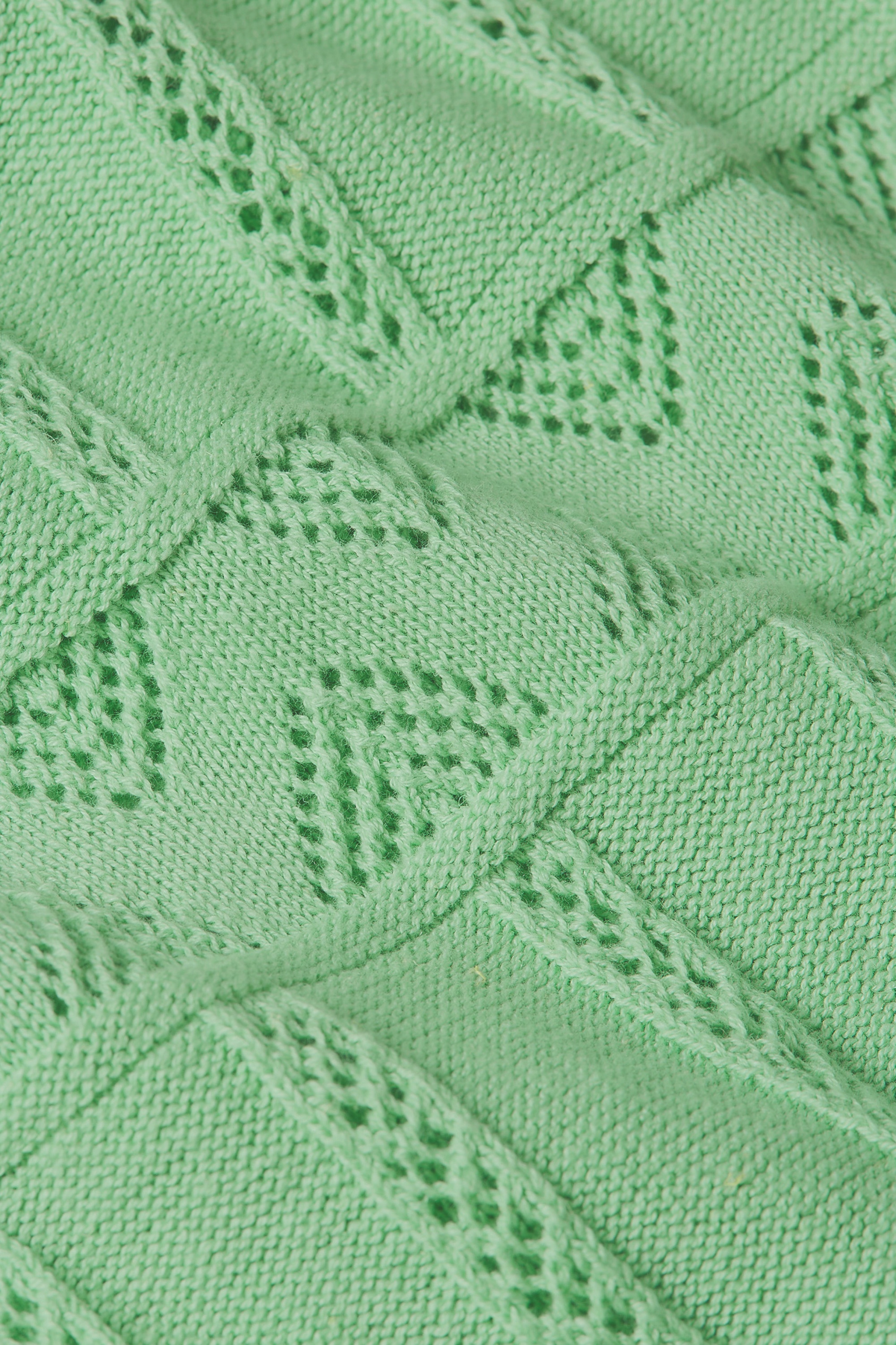 King Louie - Liora Rocky Ajour top in minty meadow 4