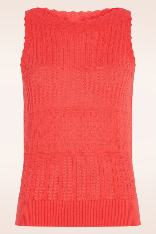 King Louie - Nicky Rocky Ajour top in summer fig 2