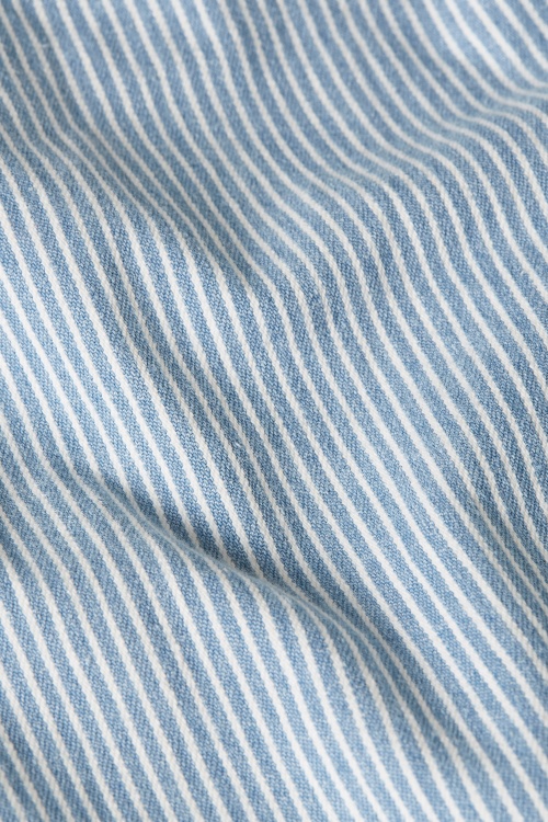 King Louie - Prisca Corner Stripe rok in denim blauw 3