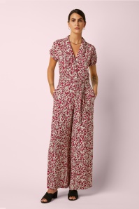 King Louie - Daisy Paradis jumpsuit in chili rood