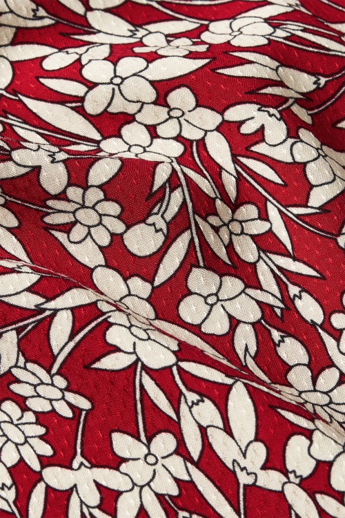 King Louie - Daisy Paradis jumpsuit in chili rood 4