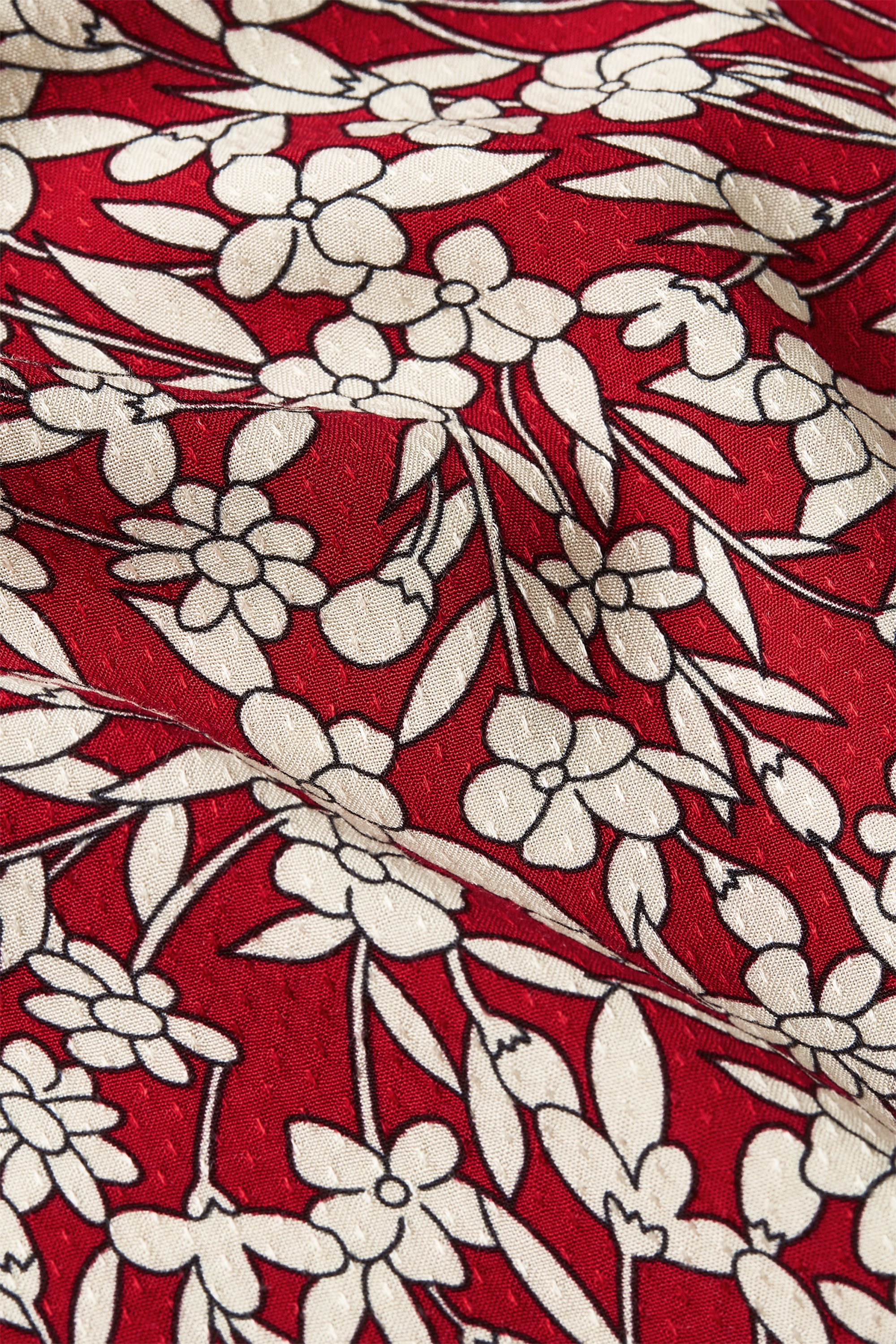 King Louie - Daisy Paradis jumpsuit in chili rood 4