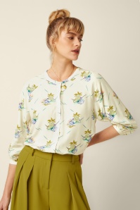 King Louie - Cybil Colada blouse in ice cream