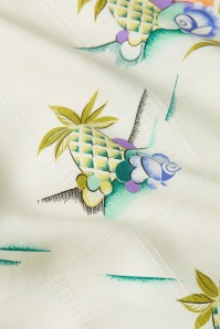 King Louie - Cybil Colada blouse in ice cream 4