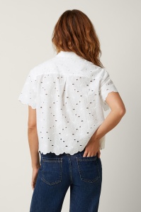 King Louie - Evelina Brava Broderie blouse in wit 3