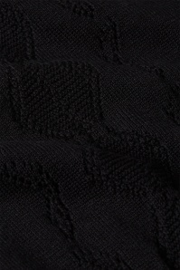 King Louie - Lina Rocky Ajour jurk in zwart 4