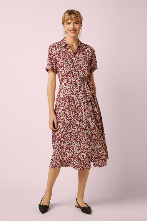 King Louie - Daisy Paradis jumpsuit in chili rood