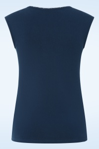 Blutsgeschwister - Let Romance Rule top in donker ultramarijn blauw 3