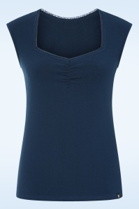 Blutsgeschwister - Let Romance Rule top in donker ultramarijn blauw