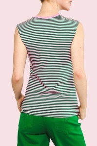 Blutsgeschwister - Let Romance Rule Striped top in Viva El Sol groen 3