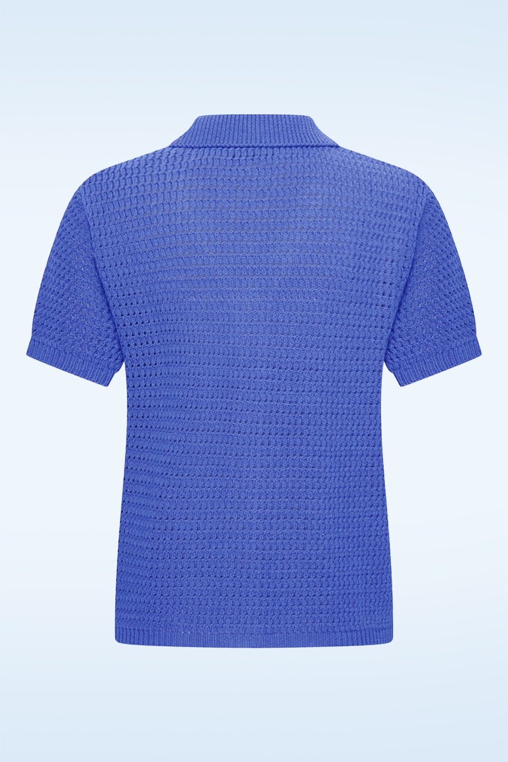 Zilch - The Ivy katoenen vest in stralend blauw 2