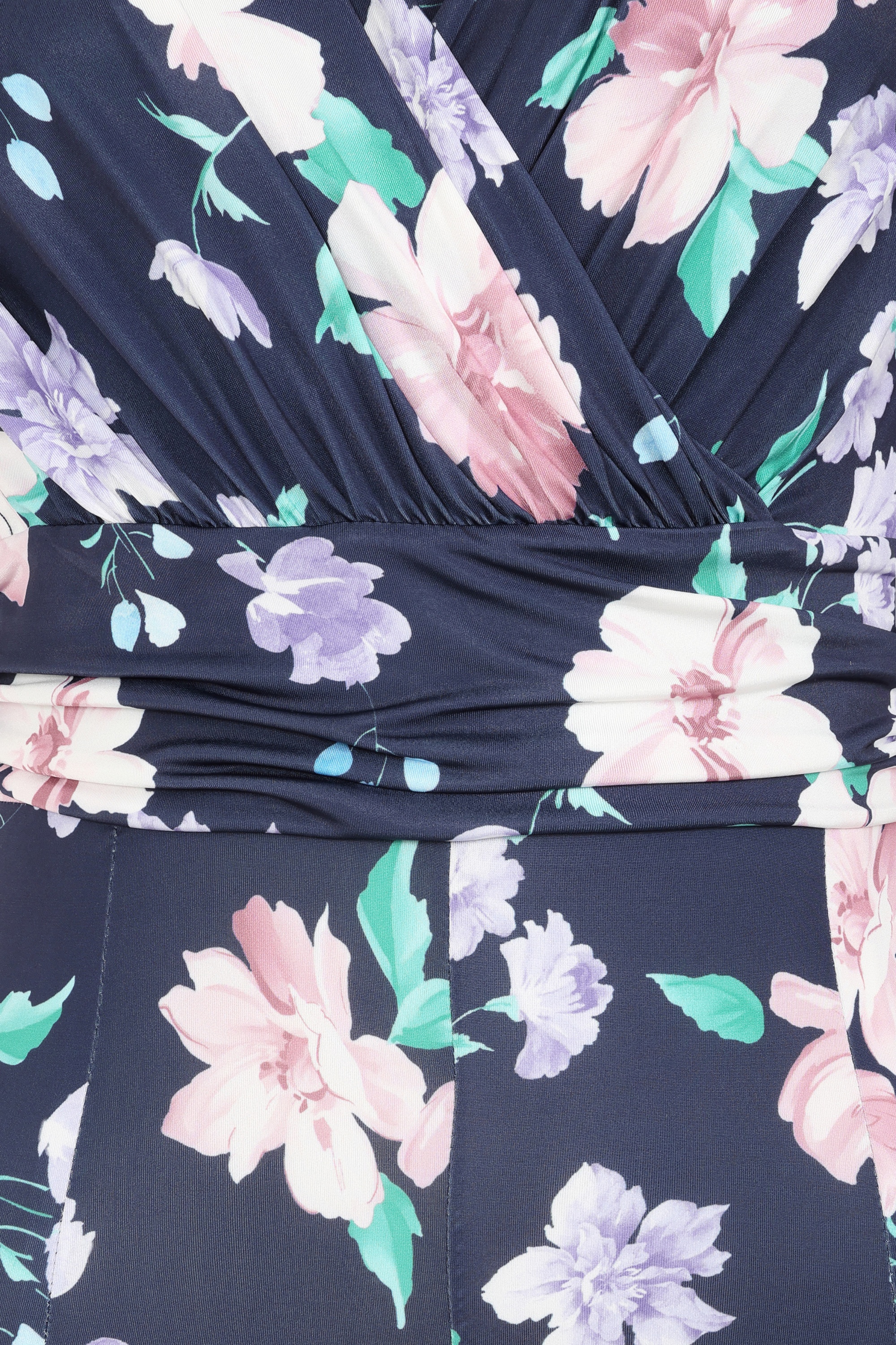 Vintage Chic for Topvintage - Topvintage exclusive ~ Petal Parade jumpsuit in marineblauw 3