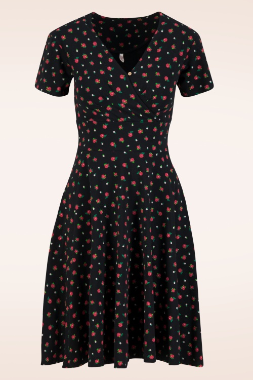 Blutsgeschwister - Shalala Tralala Spring jurk in Viva La Rosa