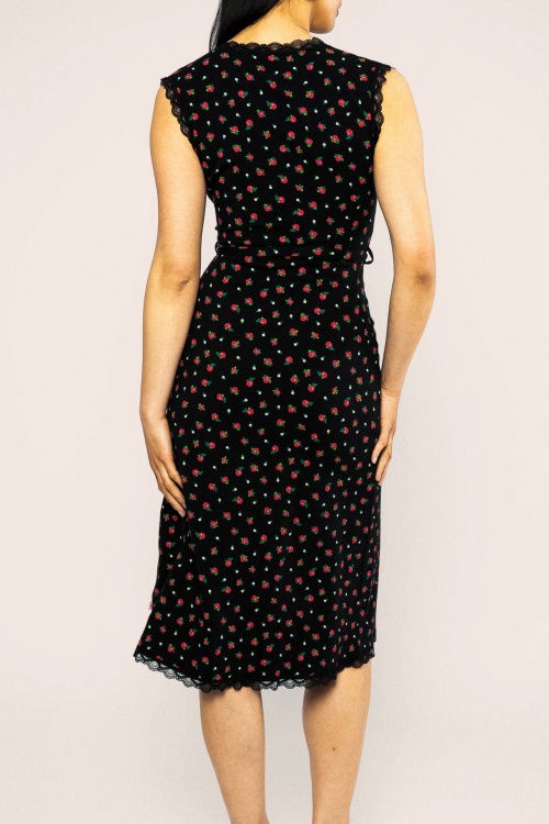 Blutsgeschwister - Daydream Darling midi jurk in Viva La Rosa 3