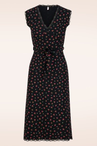 Blutsgeschwister - Daydream Darling midi jurk in Viva La Rosa