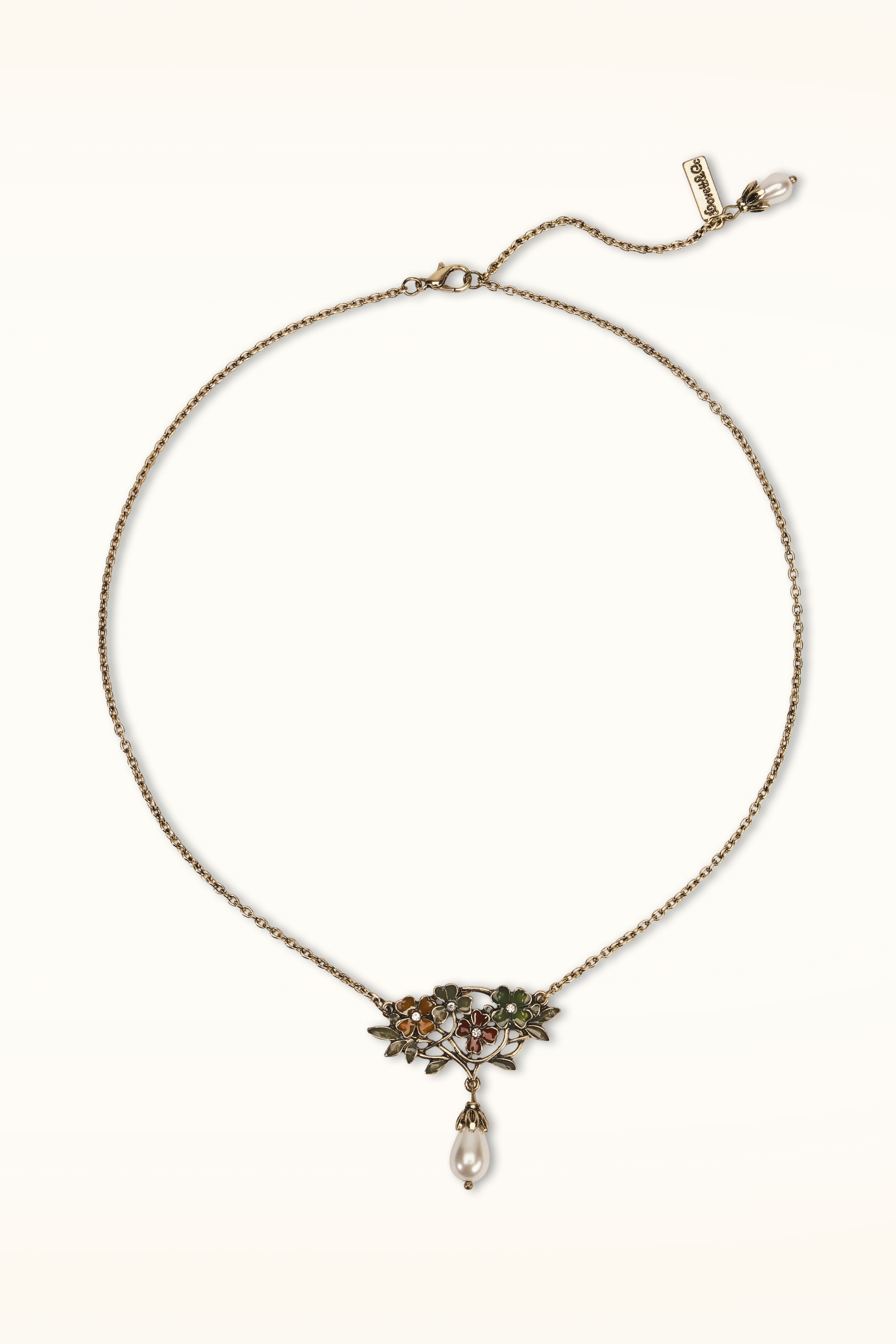 Lovely - The Luminous Blossom ketting in goud 2