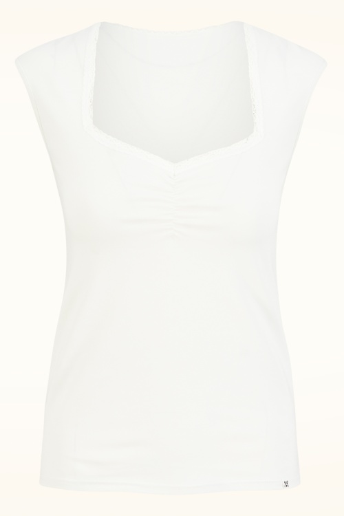 Blutsgeschwister - Let Romance Rule top in Rule Blanc wit