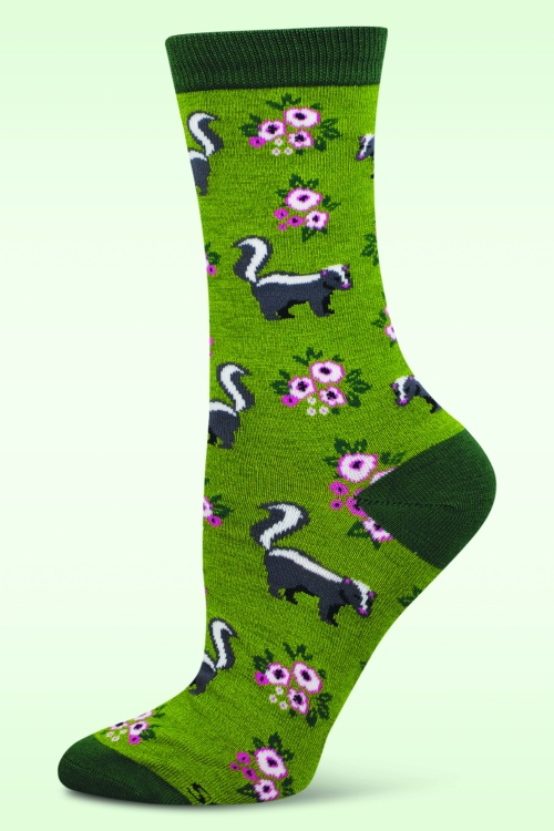 Socksmith - Love You Stinky sokken in groen