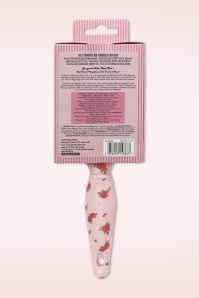 The Vintage Cosmetic Company - Rose Rechthoekige haarborstel in roze 2